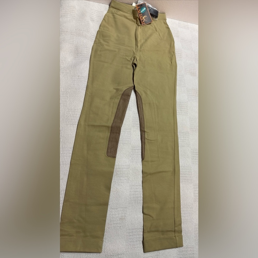 Ariat Equistar Knee Patch Pull On Jods. kid.girl - Picture 2 of 13